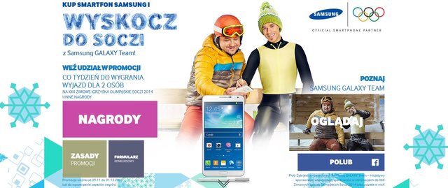 Wyskocz do Soczi z Samsung i Piotrem Żyłą