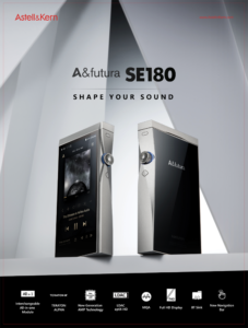 SE180_Advert Kształtuj swój dźwięk z modularnym odtwarzaczem Astell&Kern A&futura SE180